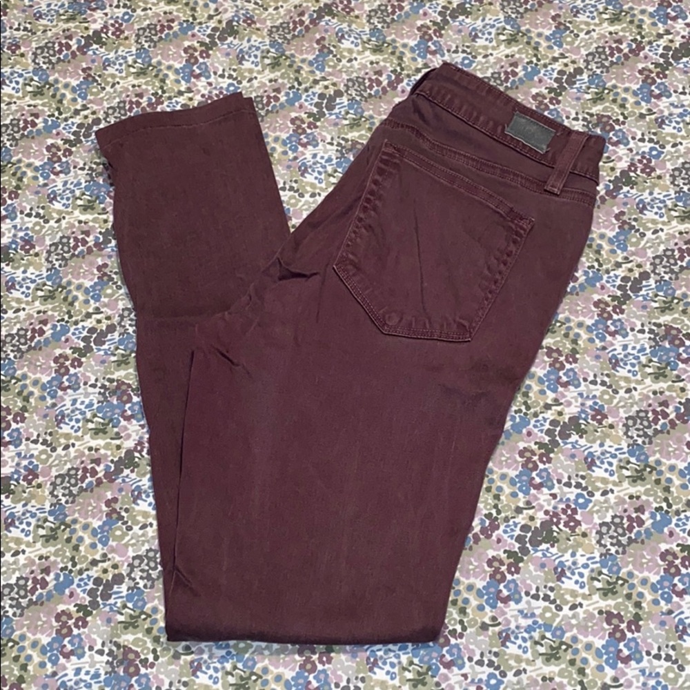 PAIGE Jeans Verdugo Ultra Skinny in Eggplant
